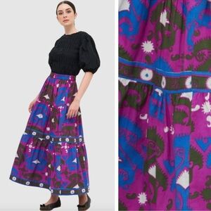 Oliphant Tiered Cotton Skirt